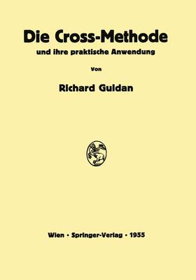 Guldan |  Die Cross-Methode und ihre praktische Anwendung | Buch |  Sack Fachmedien