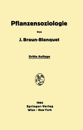 Braun-Blanquet |  Pflanzensoziologie | Buch |  Sack Fachmedien