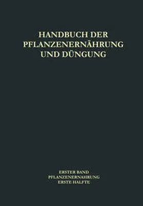 Arnon / Baumeister / Grossmann |  Pflanzenernährung | eBook | Sack Fachmedien