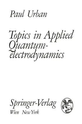 Urban |  Topics in Applied Quantumelectrodynamics | Buch |  Sack Fachmedien