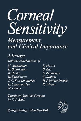 Draeger |  Corneal Sensitivity | Buch |  Sack Fachmedien