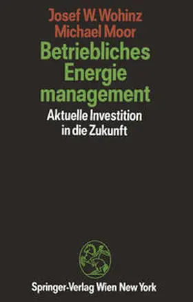 Wohinz / Moor |  Betriebliches Energiemanagement | eBook | Sack Fachmedien