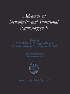 Hitchcock / Broggi / Toth |  Advances in Stereotactic and Functional Neurosurgery 9 | Buch |  Sack Fachmedien