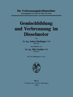 Cordier / Pischinger |  Gemischbildung und Verbrennung im Dieselmotor | Buch |  Sack Fachmedien