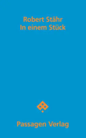 Stähr |  In einem Stück | Buch |  Sack Fachmedien