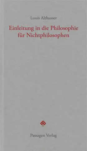 Althusser / Engelmann |  Einleitung in die Philosophie für Nichtphilosophen | Buch |  Sack Fachmedien