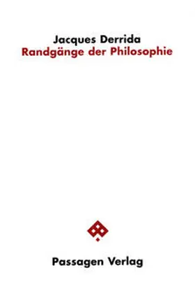 Derrida / Engelmann |  Randgänge der Philosophie | Buch |  Sack Fachmedien