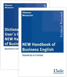 Obenaus / Weidacher |  Package "NEW Handbook of Business English" und "Dictionary and User´s Guide to the NEW Handbook of Business English" | eBook | Sack Fachmedien