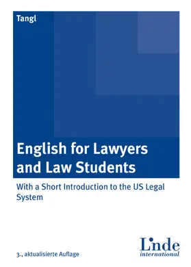 Tangl |  English for Lawyers and Law Students | eBook | Sack Fachmedien