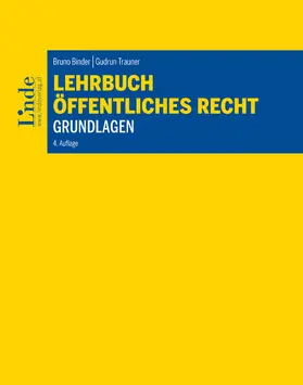 Binder / Trauner |  Lehrbuch Öffentliches Recht - Grundlagen | eBook | Sack Fachmedien