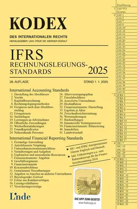 Wagenhofer / Doralt |  KODEX IFRS - Rechnungslegungsstandards 2025 | Buch |  Sack Fachmedien