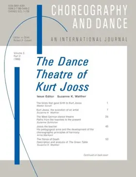 Walther |  The Dance Theatre of Kurt Jooss | Buch |  Sack Fachmedien