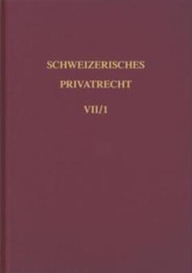 Vischer (†) / Baerlocher / Cavin |  Bd. VII/1: Obligationenrecht. Besondere Vertragsverhältnisse 1. Halbband | Buch |  Sack Fachmedien