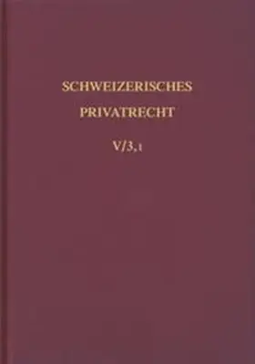 Meier-Hayoz |  Bd. V/3, I: Sachenrecht. Das Grundbuch 1. Abt. | Buch |  Sack Fachmedien