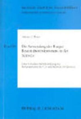 Meier |  Die Anwendung des Haager Beweisübereinkommens in der Schweiz | Buch |  Sack Fachmedien