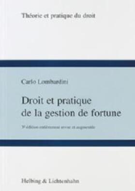 Lombardini |  Droit et pratique de la gestion de fortune | Buch |  Sack Fachmedien