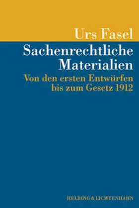 Fasel |  Sachenrechtliche Materialien | Buch |  Sack Fachmedien