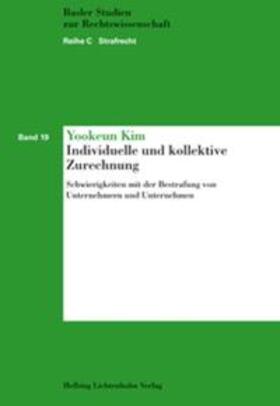 Kim |  Individuelle und kollektive Zurechnung | Buch |  Sack Fachmedien