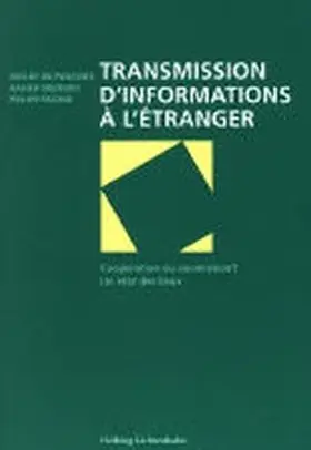 du Pasquier / Oberson / Fischer |  Transmission d’informations à l’étranger | Buch |  Sack Fachmedien