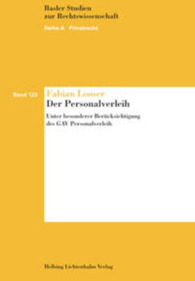 Looser | Der Personalverleih | Buch | 978-3-7190-3789-5 | sack.de