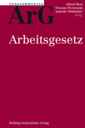 Blesi / Bachmann / Pietruszak |  Kurzkommentar ArG | Buch |  Sack Fachmedien
