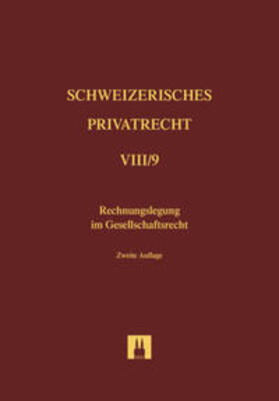 Handschin |  Bd. VIII/9: Rechnungslegung im Gesellschaftsrecht | Buch |  Sack Fachmedien