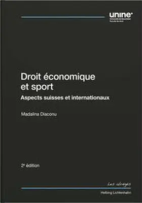 Diaconu |  Droit économique et sport | Buch |  Sack Fachmedien