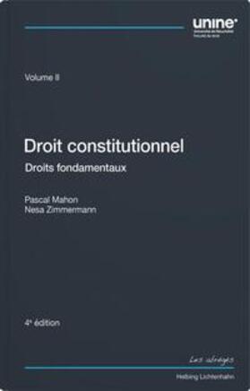 Mahon / Zimmermann |  Droit constitutionnel Volume II | Buch |  Sack Fachmedien