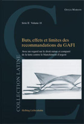 Mariani |  Buts, effets et limites des recommandations du GAFI | Buch |  Sack Fachmedien