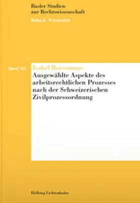 Boissonnas |  Ausgewählte Aspekte des arbeitsrechtlichen Prozesses nach der Schweizerischen Zivilprozessordnung | Buch |  Sack Fachmedien