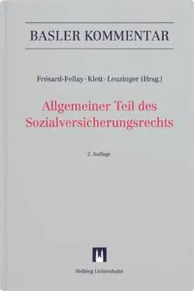 Frésard-Fellay / Klett / Leuzinger |  Allgemeiner Teil des Sozialversicherungsrechts | Buch |  Sack Fachmedien