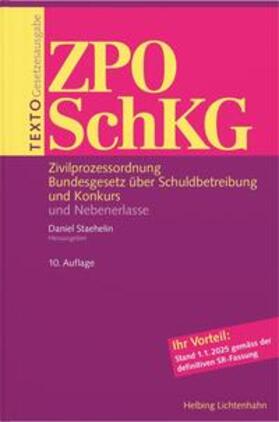 Staehelin | TEXTO ZPO/SchKG | Buch | 978-3-7190-4694-1 | sack.de