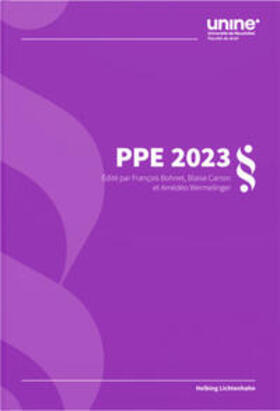 Bohnet / Carron / Wermelinger |  PPE 2023 | Buch |  Sack Fachmedien