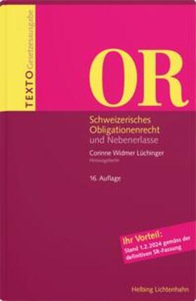 Widmer Lüchinger |  TEXTO OR | Buch |  Sack Fachmedien