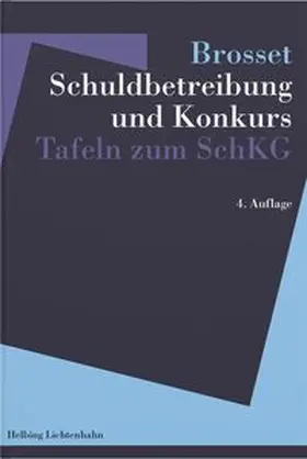 Brosset (†) / Brosset |  Schuldbetreibung und Konkurs | Buch |  Sack Fachmedien