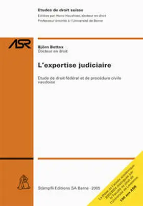 Bettex |  L'expertise judiciaire | Buch |  Sack Fachmedien