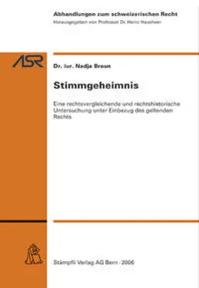 Braun |  Stimmgeheimnis | Buch |  Sack Fachmedien