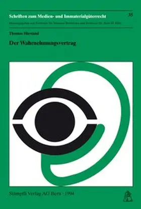 Hiestand |  Der Wahrnehmungsvertrag | Buch |  Sack Fachmedien