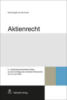 Von der Crone |  Crone, H: Aktienrecht | Buch |  Sack Fachmedien