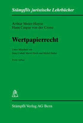 Meier-Hayoz / Crone / Caduff |  Wertpapierrecht | Buch |  Sack Fachmedien