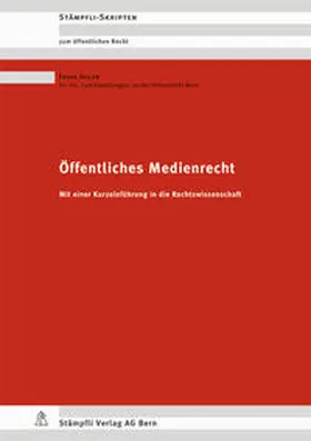 Zeller | Öffentliches Medienrecht | Buch | 978-3-7272-1516-2 | sack.de