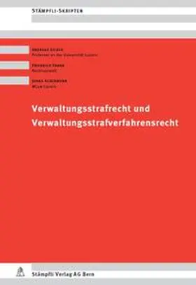 Eicker / Frank / Achermann | Verwaltungsstrafrecht und Verwaltungsstrafverfahrensrecht | Buch | 978-3-7272-1552-0 | sack.de