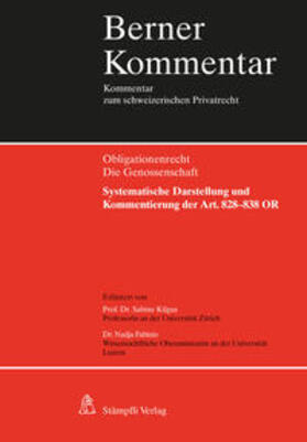 Kilgus / Fabrizio |  Kilgus, S: Berner Komm./Genossenschaft | Buch |  Sack Fachmedien