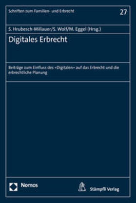 Hrubesch-Millauer / Wolf / Eggel |  Digitales Erbrecht | Buch |  Sack Fachmedien