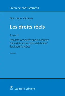 Steinauer |  Les droits réels | eBook | Sack Fachmedien