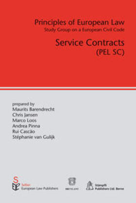 Barendrecht / Jansen / Loos |  Service Contracts (PEL SC) | Buch |  Sack Fachmedien