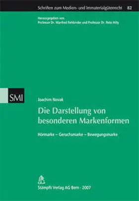 Novak |  Die Darstellung von besonderen Markenformen | Buch |  Sack Fachmedien