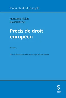 Maiani / Bieber |  Précis de droit européen | Buch |  Sack Fachmedien