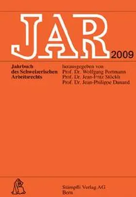 Portmann / Stöckli / Dunand | JAR 2009 | Buch | 978-3-7272-2107-1 | sack.de