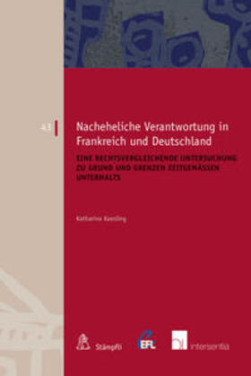 Kaesling |  Nacheheliche Verantwortung in Frankreich und Deutschland | Buch |  Sack Fachmedien